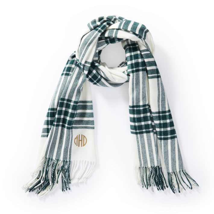 Italian Plaid Blanket Scarf | Mark and Graham