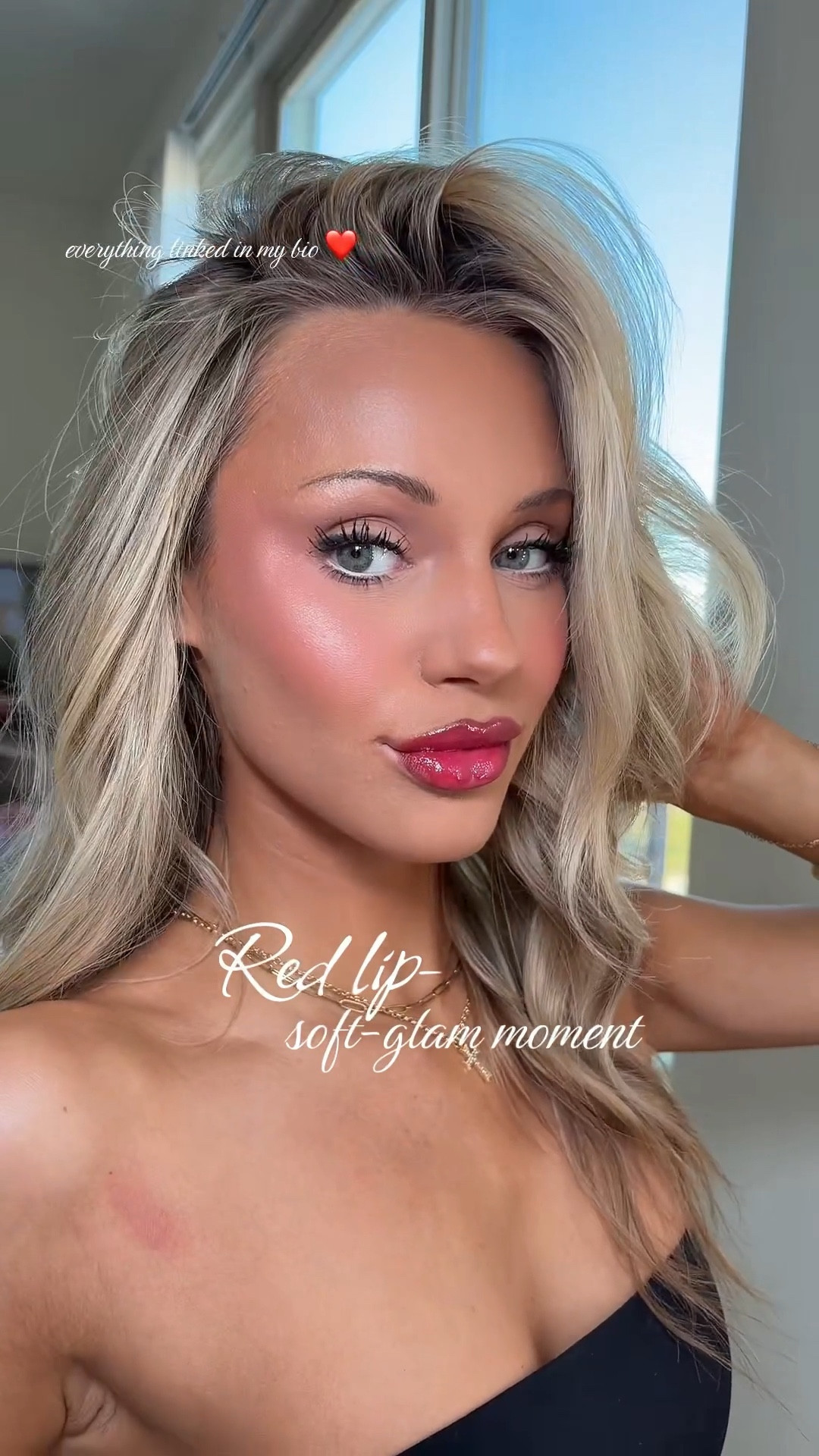 Cool toned, soft glam, red lip-focused makeup ❤️💄💋

#LTKBeauty #LTKU #LTKgrwm