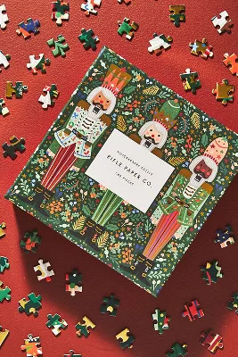 Rifle Paper Co. Nutcracker Brigade Jigsaw Puzzle | Anthropologie (US)