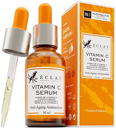 20% Vitamin C Serum for Face WITH HYALURONIC ACID + RETINOL + FERULIC ACID + JOJOBA OIL + VIT E -... | Amazon (US)