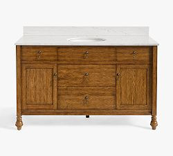 Summerville 54" Single Wide Sink Vanity | Pottery Barn (US)