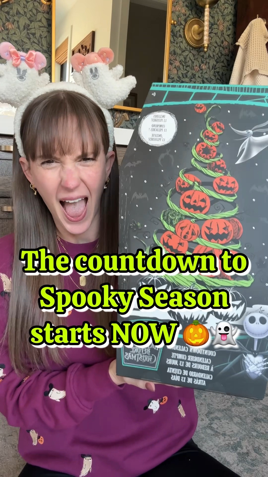 Y’all - for UNDER $20?!? The value for this nightmare Before Christmas countdown calendar is INSANE! Grab it now before it sells out for the season! So perfect for kiddos - the experience alone is 👌🏼👌🏼👌🏼 

Linking my ghost ears and sweatshirt too!

#LTKKids #LTKSeasonal #LTKmomlife