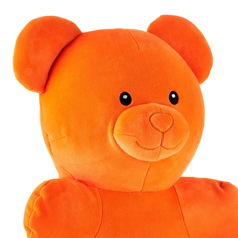 Valentine's Day 16" Orange Gummy Bear Child's Plush Toy by Way To Celebrate | Walmart (US)