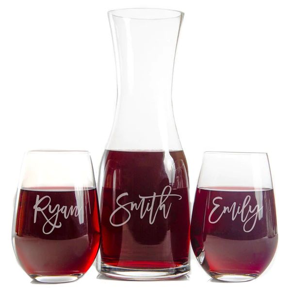 Wine Decanter - The Script | Swanky Badger