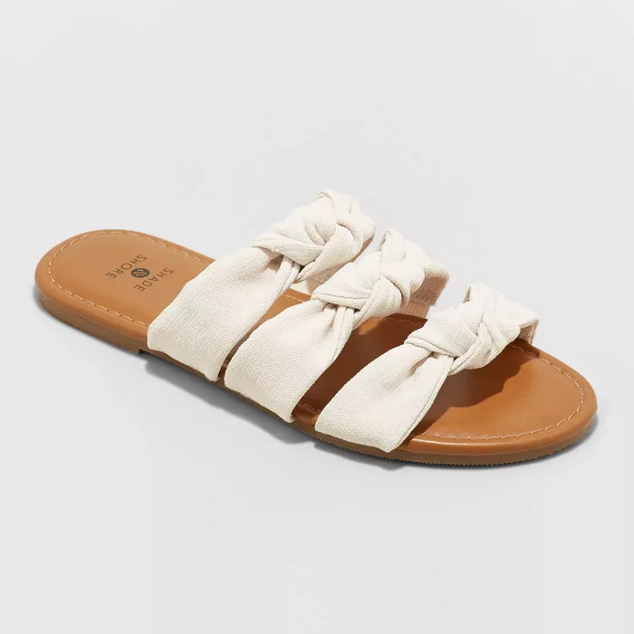 Women's Maddie Knotted Slide Sandals - Shade & Shore™ | Target