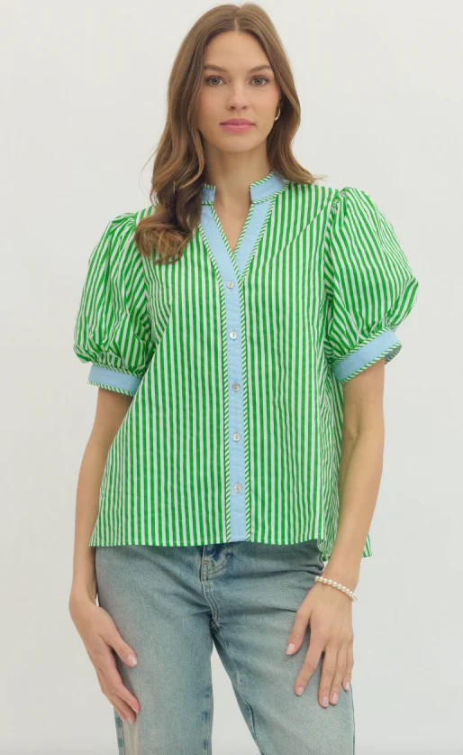 Monroe Puff Sleeve Top | The Collection Texas