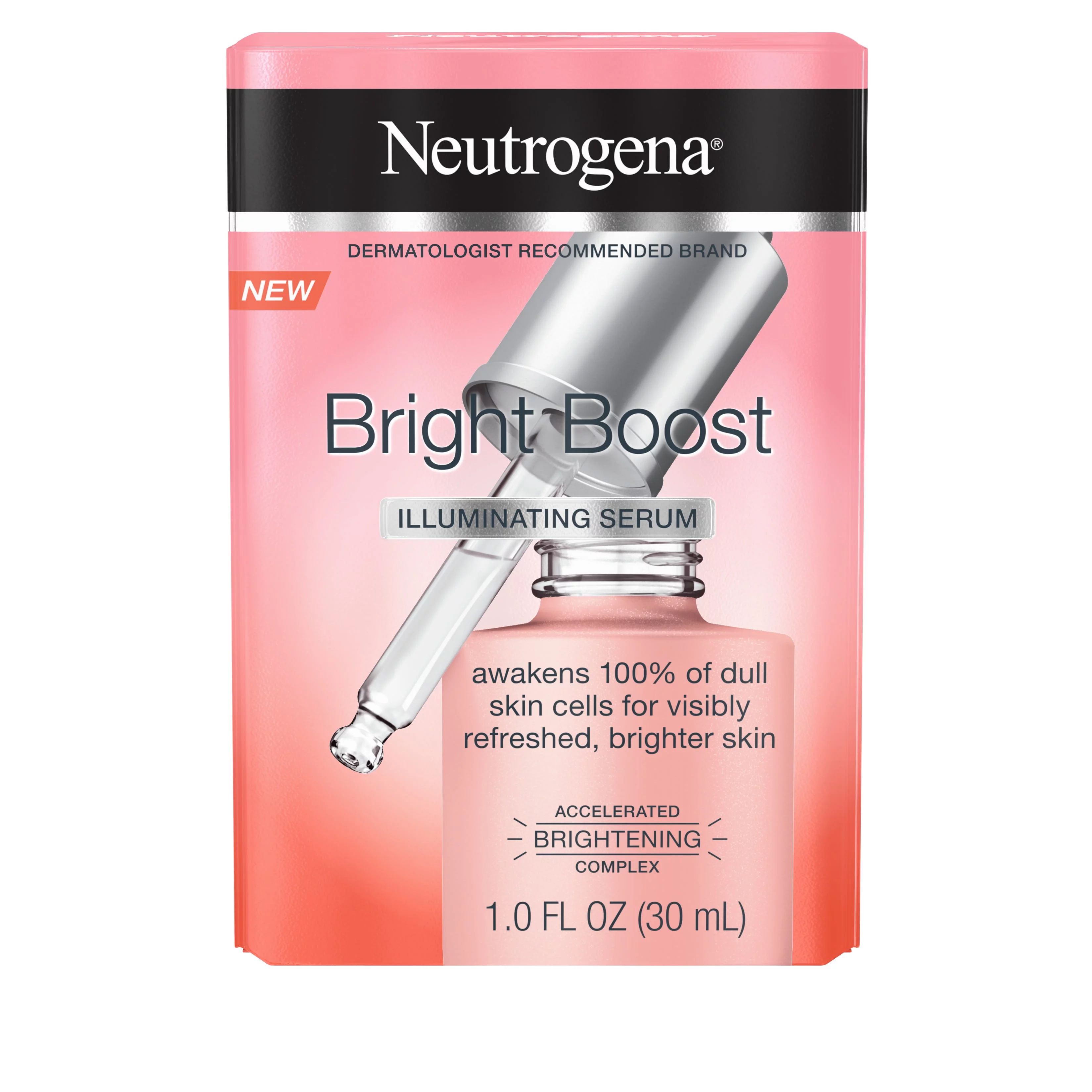 Neutrogena Bright Boost Face Serum with Neoglucosamine, 1.0 fl. oz | Walmart (US)