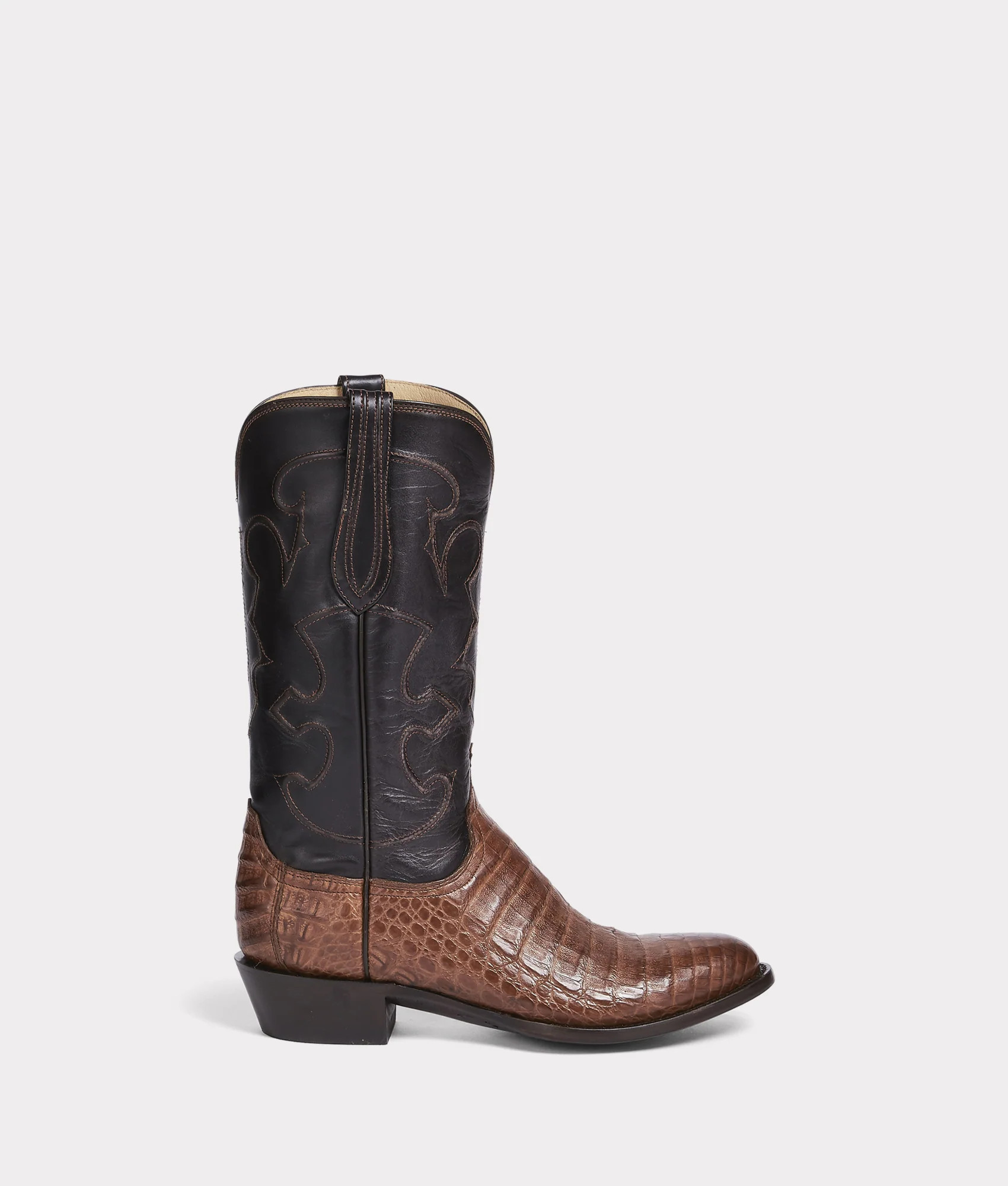 Charles :: Sienna + Dark Brown 13 / D / R + 4 | Lucchese Bootmaker