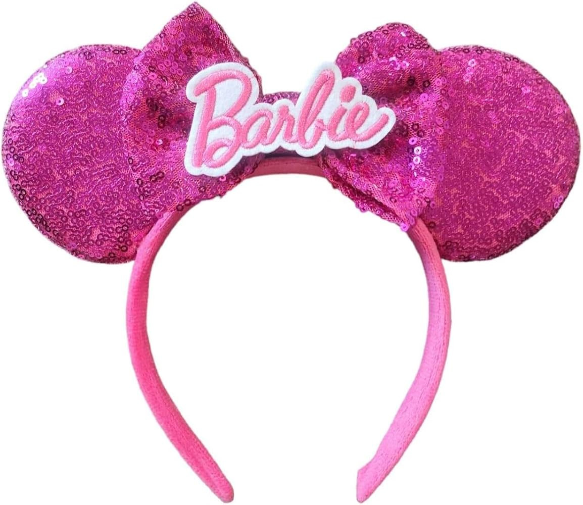Princess Minnie Ears,Pick your color, Flower Minnie Ears, Floral minnie ears, Purple Sparkle Mouse E | Amazon (US)