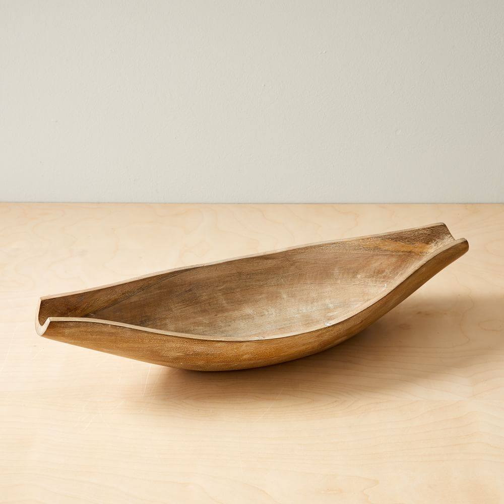 Coastal Natural Wood Bowls & Vases | West Elm (US)