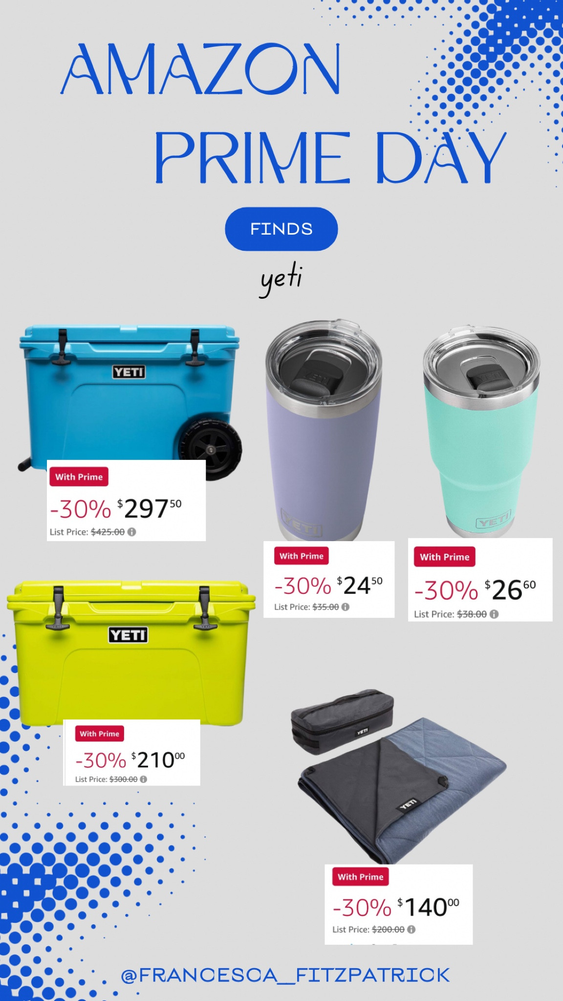 Amazon prime day deals! YETI 30% OFF! #amazon #amazonprime #primeday #primedaydeals 

#LTKSaleAlert