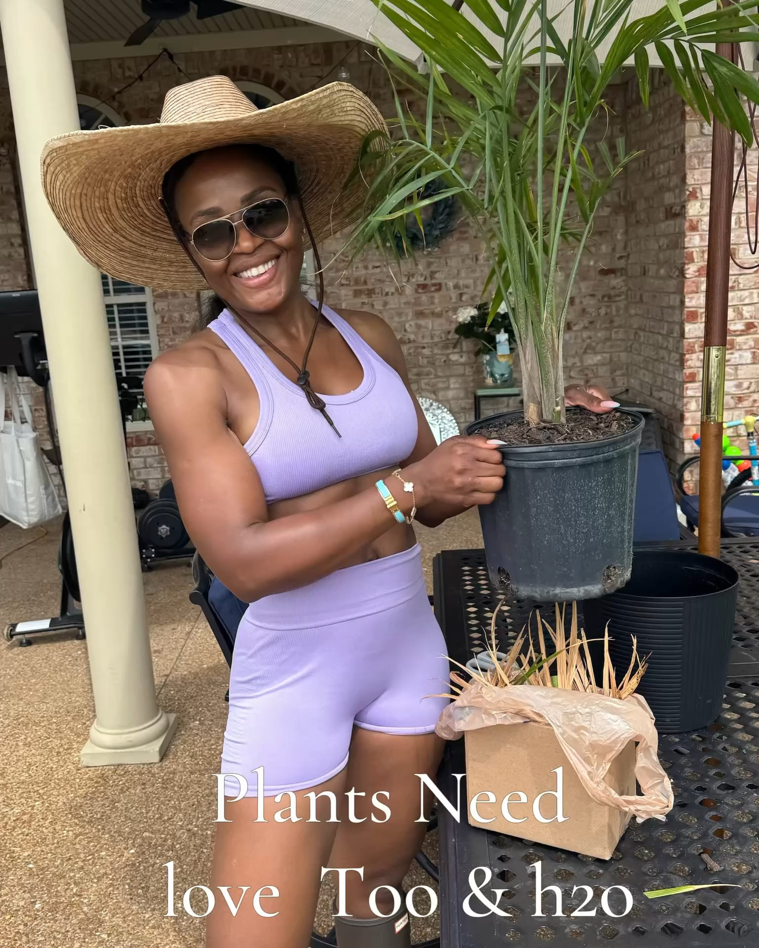 🌴✨ Clearance Plant Rescue + Patio Season + Fitness Lifestyle

One thing about me… if I see a plant on clearance with a little life left in it, there’s a good chance it’s coming home with me. 😆

This palm was marked down to $7, and after a little pruning, watering, and TLC, she’s already looking happier. Gardening has taught me that growth takes patience, consistency, and showing up day after day… kind of like fitness.

Patio season is officially in full swing, the garden is growing, the birds are singing, and we’re making the most of these beautiful days. Between workouts, stretching, tending the garden, and creating a home we love, it’s the little routines that add up to something beautiful.

🌿 Plant rescue project
💪 Fitness lifestyle continues
☀️ Patio season is underway
🌱 Garden updates loading…

What are you working on this season: your garden, your fitness goals, or both?#LTKGarden #LTKLifestyle #PlantRescue #PatioSeason #GardenLife #HomeDecor #OutdoorLiving #FitnessLifestyle #WomenOver40 #HealthyLifestyle #GardenInspiration #SuburbanLiving #PlantLover #PatioDecor #HomeAndGarden #FitnessMotivation #ActiveLifestyle #SummerVibes #PlantMom #LTKCreator #GardenGoals #WellnessJourney #OutdoorSpaces #Homemaking #ContentCreatorLife #GrowThroughWhatYouGoThrough #FitnessAndFlowers #DailyDiscipline #LTKFinds 🌴💚✨

#LTKHome #LTKfitnessgoals #LTKvlog #LTKstorytime