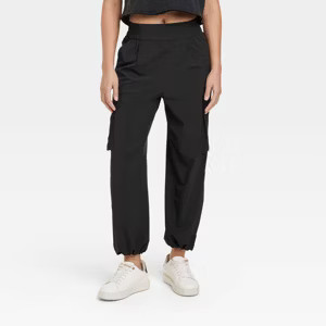 Women's Cinch Hem Woven Cargo Pants - JoyLab™ | Target