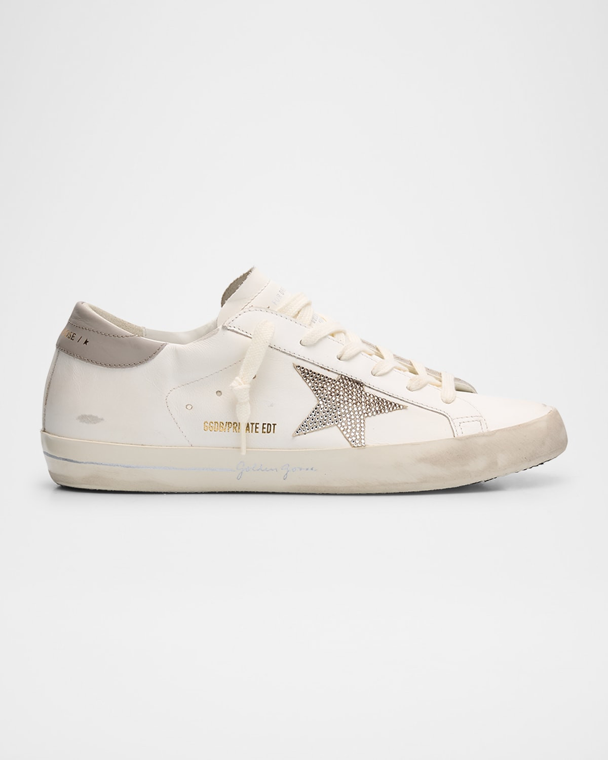 Super-Star Low-Top Leather Sneakers | Neiman Marcus