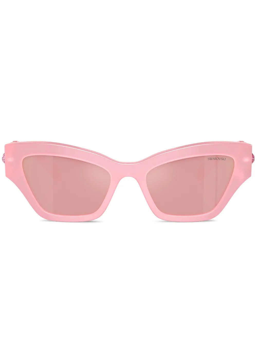 Swarovski Eyewear crystal-embellished cat-eye sunglasses - Pink | Farfetch Global