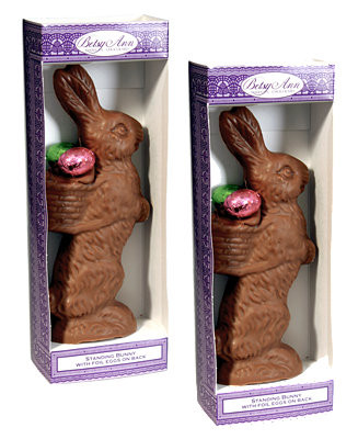 Milk Chocolate Standing Bunny, Set of 2 | Macy's