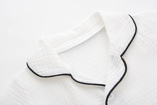 BINIDUCKLING Toddler Button Up Pajamas Summer Pjs for Girls Boys 18 Months - 12 Years | Amazon (US)