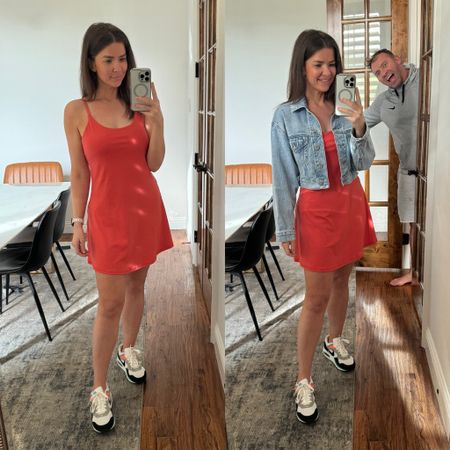 Another day, another cute Amazon dress. And this one has an “easy peezy” skort that makes your trip to the bathroom a breeze!! This runs XXS-XXL, is less than $30, and is true-to-size!

#LTKstyletip #LTKfitness #LTKfindsunder50