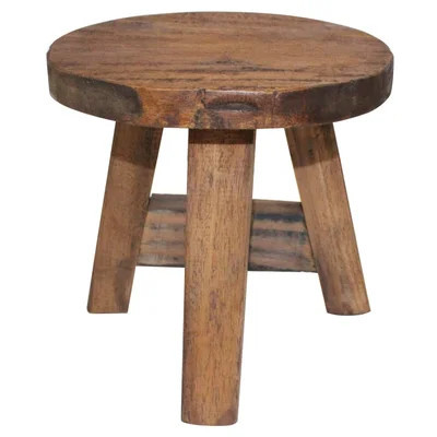 VidaXL Stool Solid Reclaimed Wood | Wayfair North America