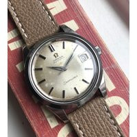 Vintage Omega Seamaster Automatic Silver Sunburst Patina Dial Steel Case Watch | Etsy (US)