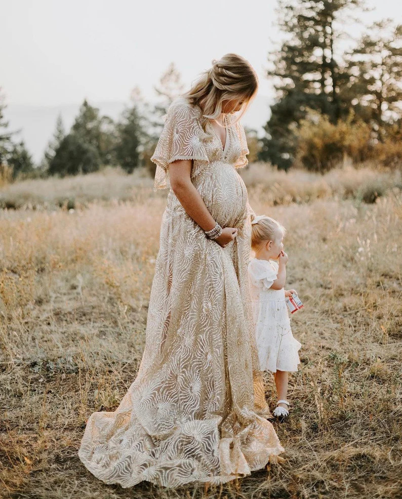 Custom Bring Me Glitter Gown - Etsy | Etsy (US)