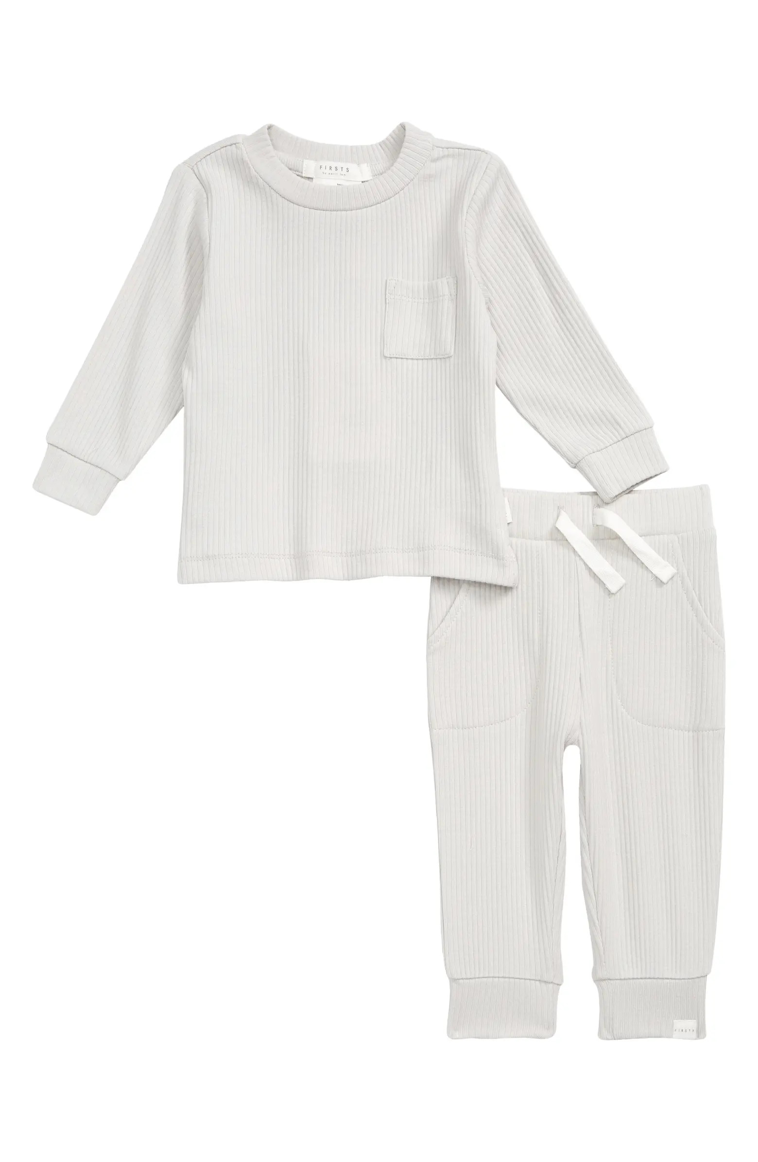 Ribbed Top & Pants Set | Nordstrom