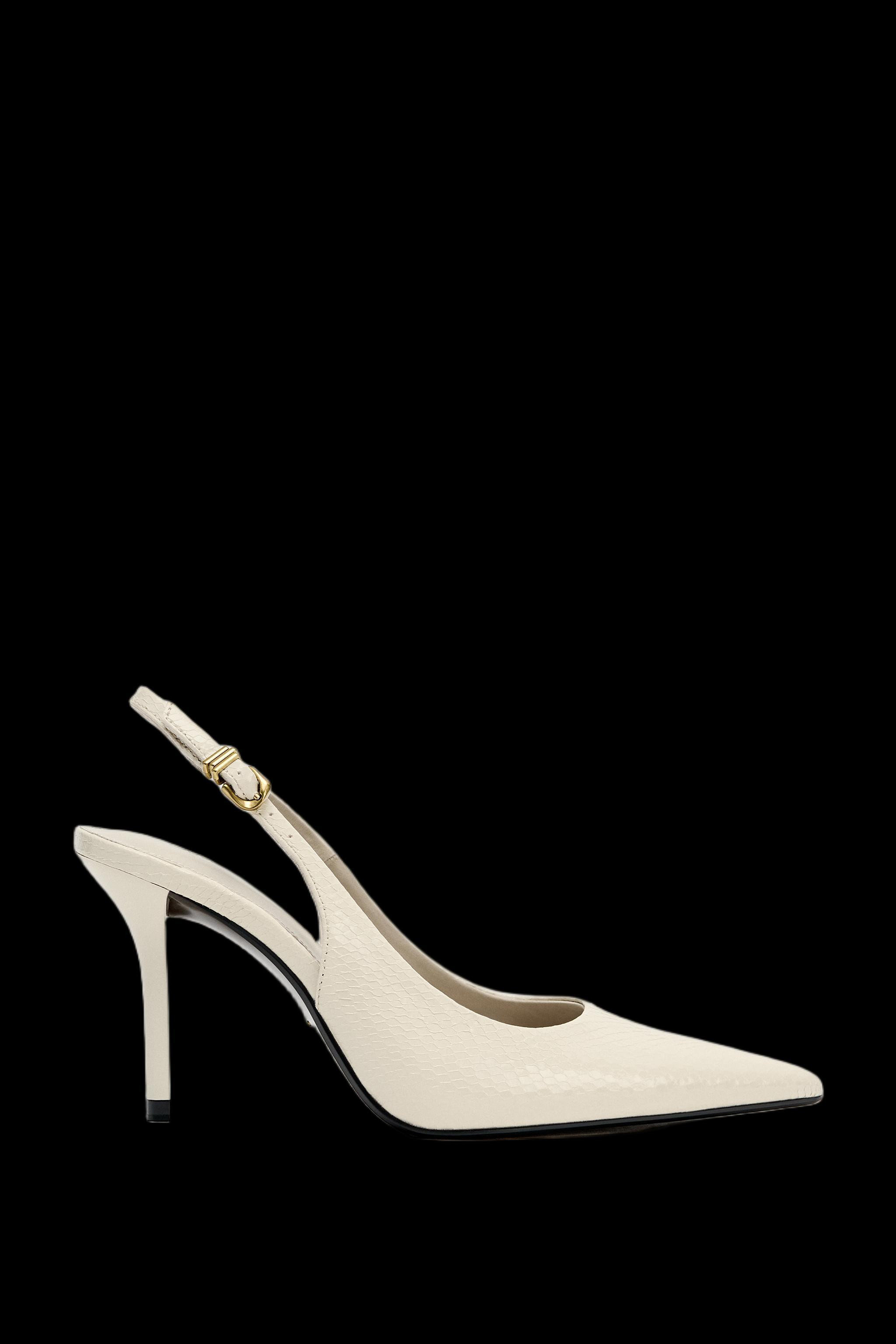 EMBOSSED SLINGBACK HEELS | Zara US