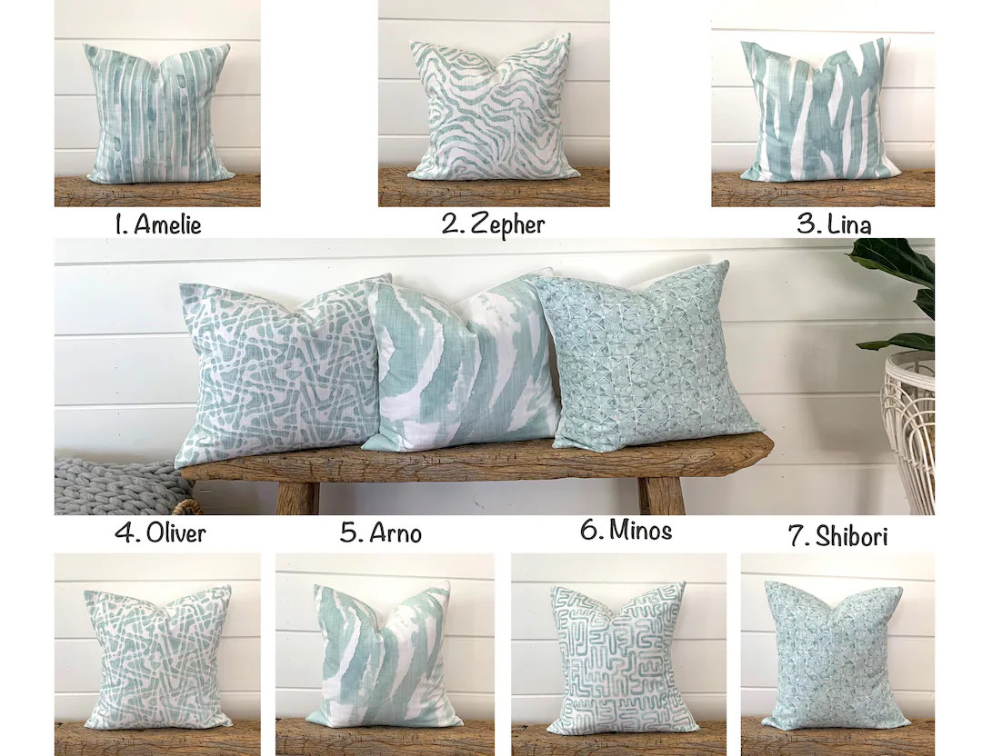 Angela Harris Designer Pillow Covers , Watercolor Indigo Blue Throw Pillow, Home Decor, Decorativ... | Etsy (US)