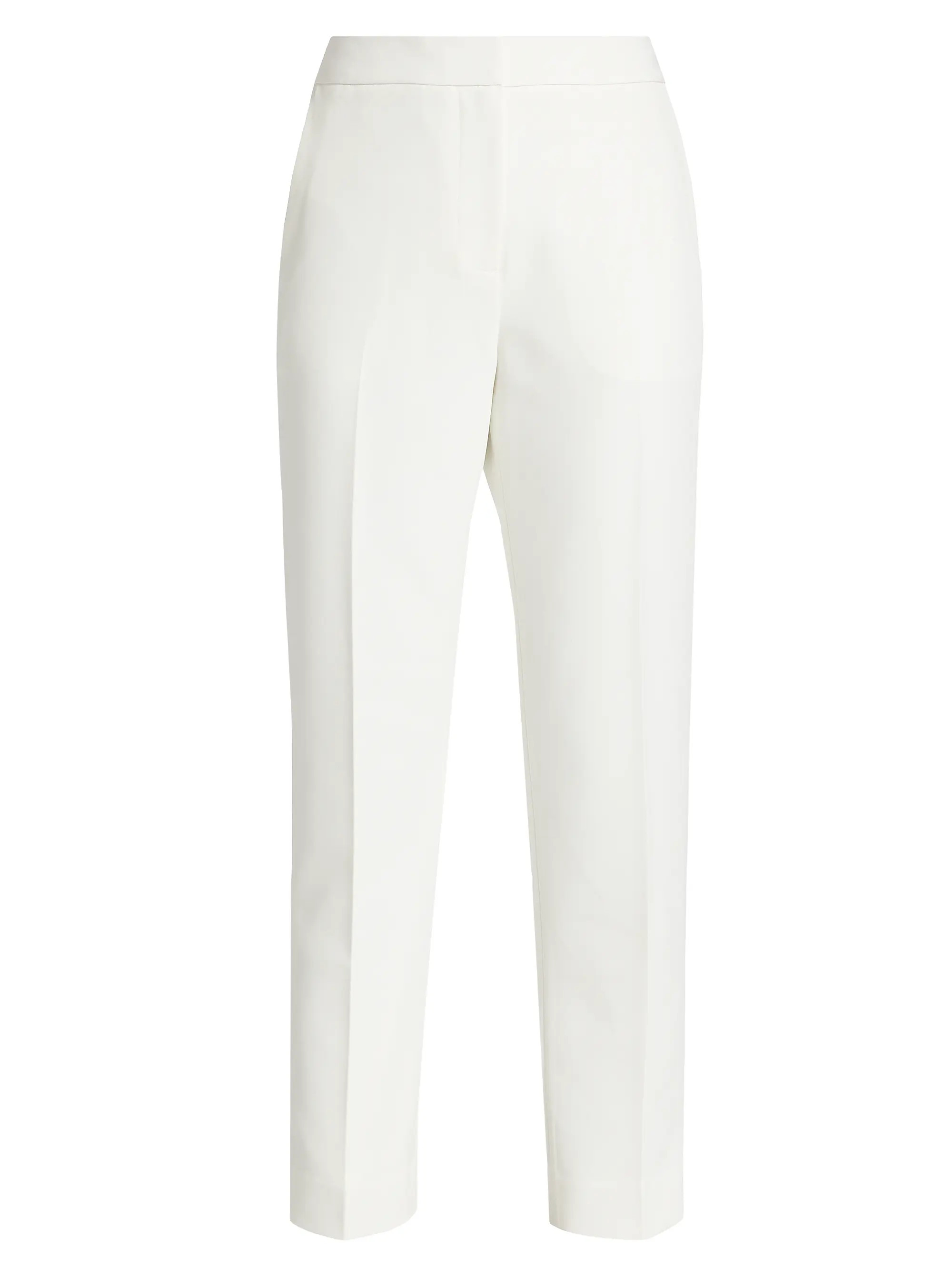Elie Tahari The Ava Straight-Leg Ankle Pants | Saks Fifth Avenue | Saks Fifth Avenue