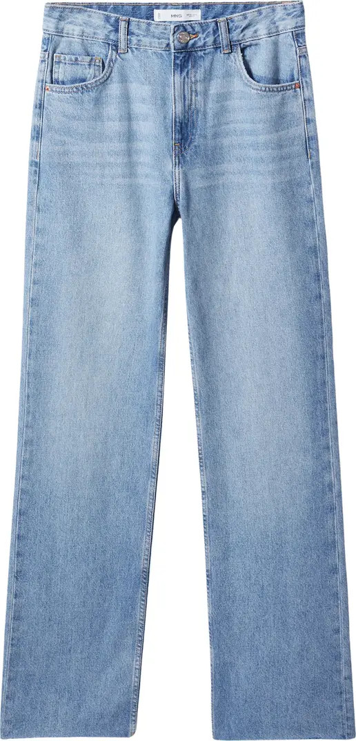 Raw Hem Wide Leg Jeans | Nordstrom