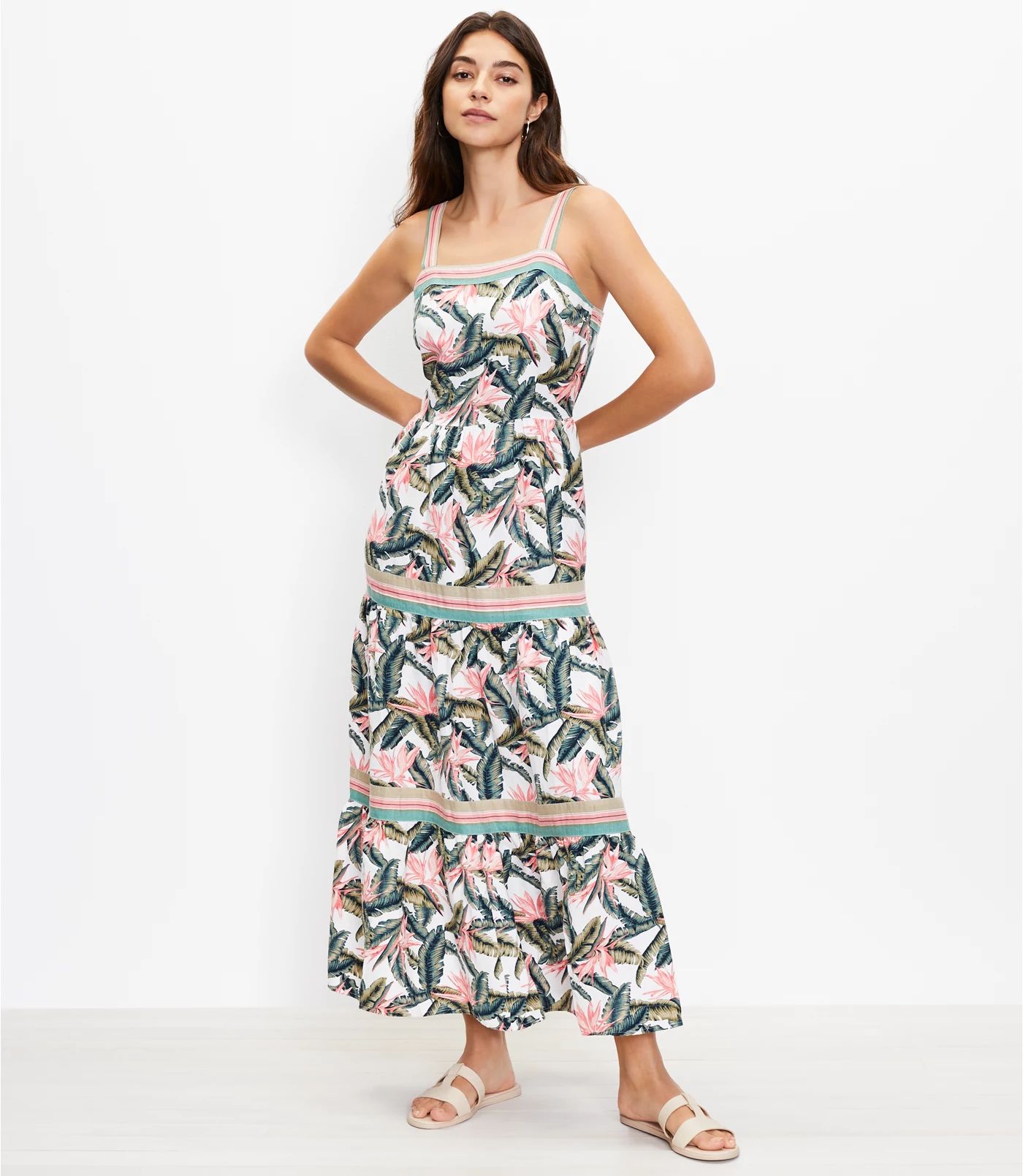 Paradise Tiered Maxi Dress | LOFT | LOFT