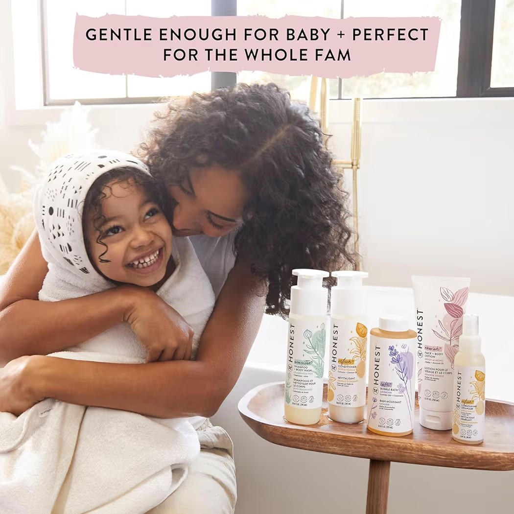 The Honest Company Foaming Bubble Bath Gentle for Baby Naturally Derived Tear-free Hypoallergenic... | Amazon (US)