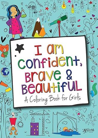Hopscotch Girls I Am Confident, Brave & Beautiful: Inspirational Coloring Books for Kids - Colori... | Amazon (US)