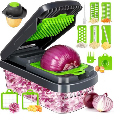 Maison All In One Professional Vegetable Chopper,15-in-1 Multifunctional Food Chopper | Target