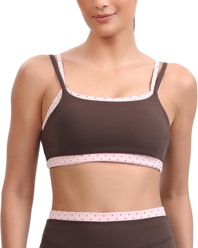 Aoxjox Dual Core High Impact Layered Sports Bra | Amazon (US)