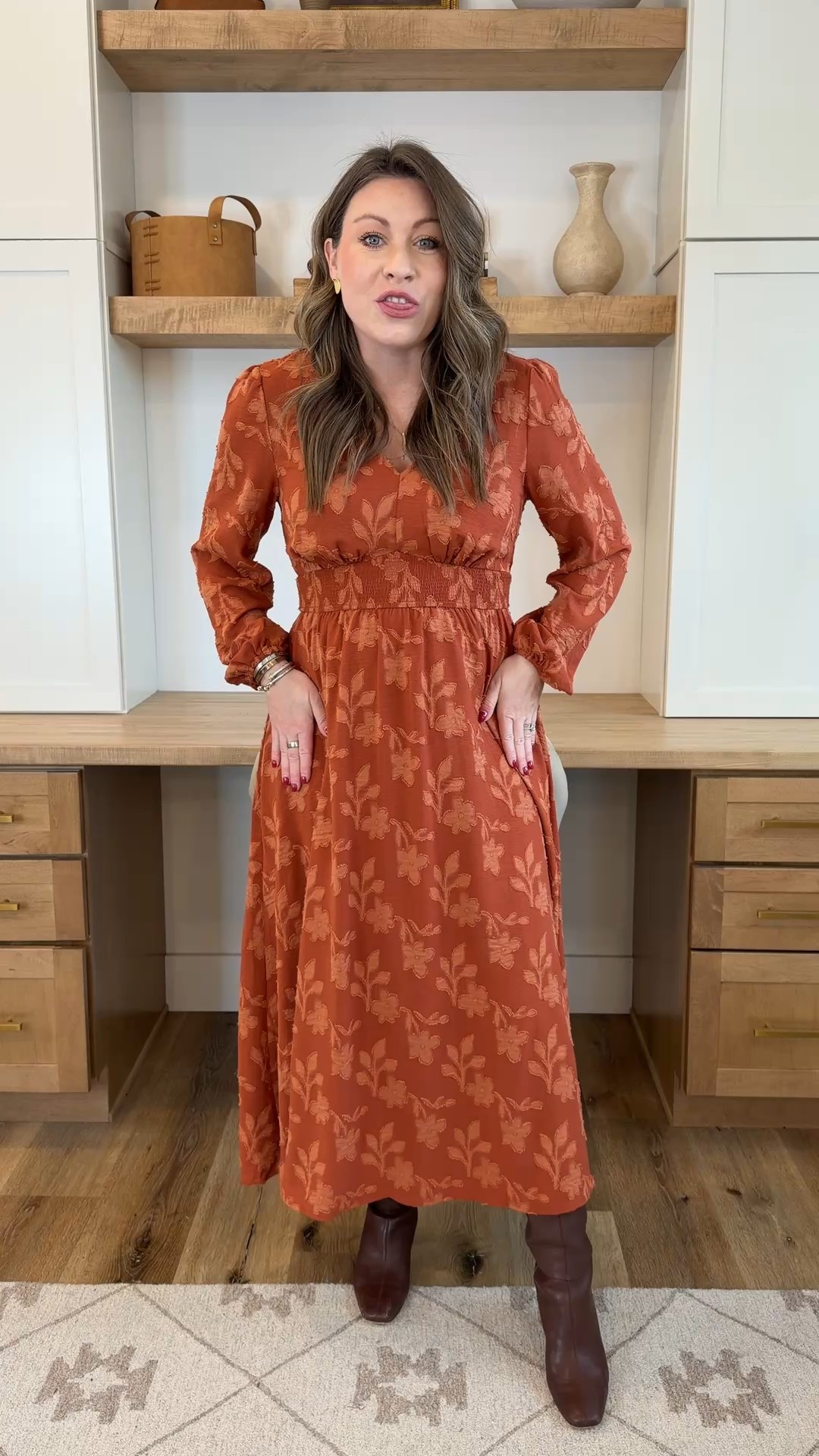 Comfy maxi dress from Amazon! Love the 3-D print details and the stretchy waistband makes it bump friendly! 

#LTKHoliday #LTKFindsUnder50 #LTKU