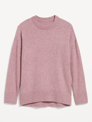 SoSoft Crew-Neck Tunic Sweater | Old Navy (US)