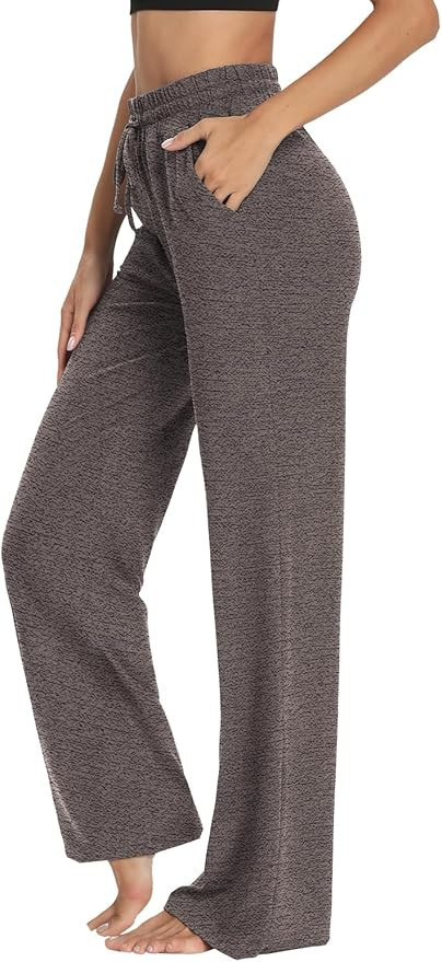 Sarin Mathews Womens Yoga Sweatpants Wide Leg High Waisted Lounge Pajamas Pants Comfy Workout Loo... | Amazon (US)