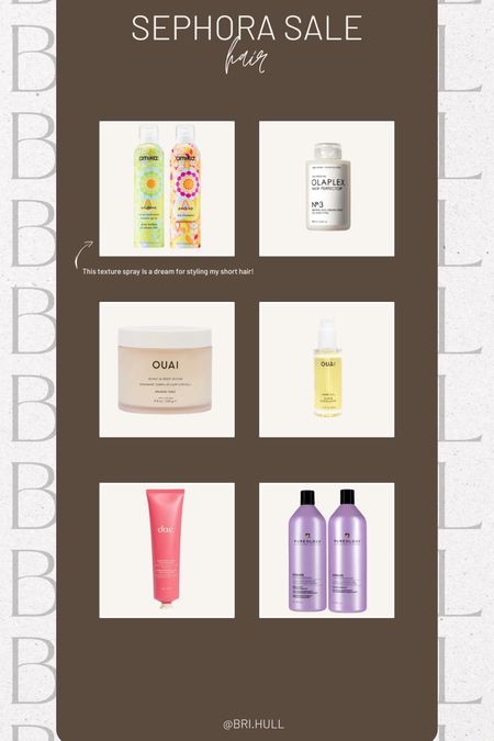 The best time to shop for hair products is during the Sephora Savings Event! Going on now through 4/24 🫶🏼

best dry shampoo, best texture spray, hair treatments, olaplex, amika, scalp scrub, hair oil, ouai, dae styling cream, pureology, best shampoo and conditioner

#LTKbeauty #LTKsalealert #LTKBeautySale