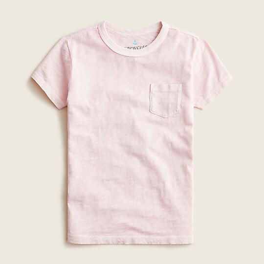 Kids' garment-dyed pocket T-shirt | J. Crew US