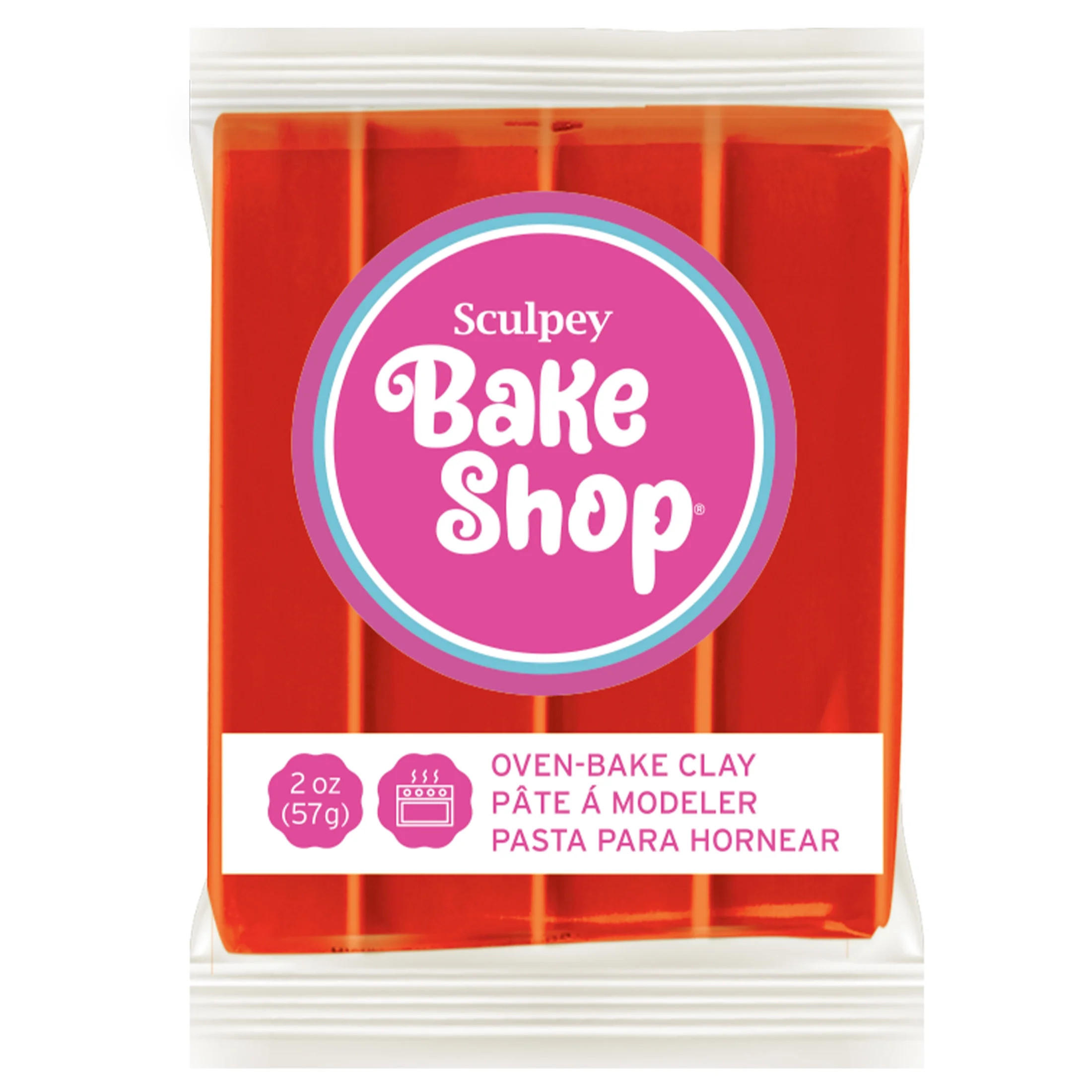 Sculpey Bake Shop Brand 2 oz Modeling Clay Red | Walmart (US)