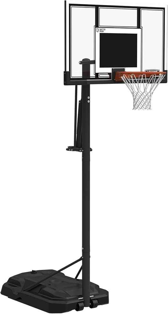 Lifetime Adjustable Basketball Hoop (54-Inch Polycarbonate) | Amazon (US)