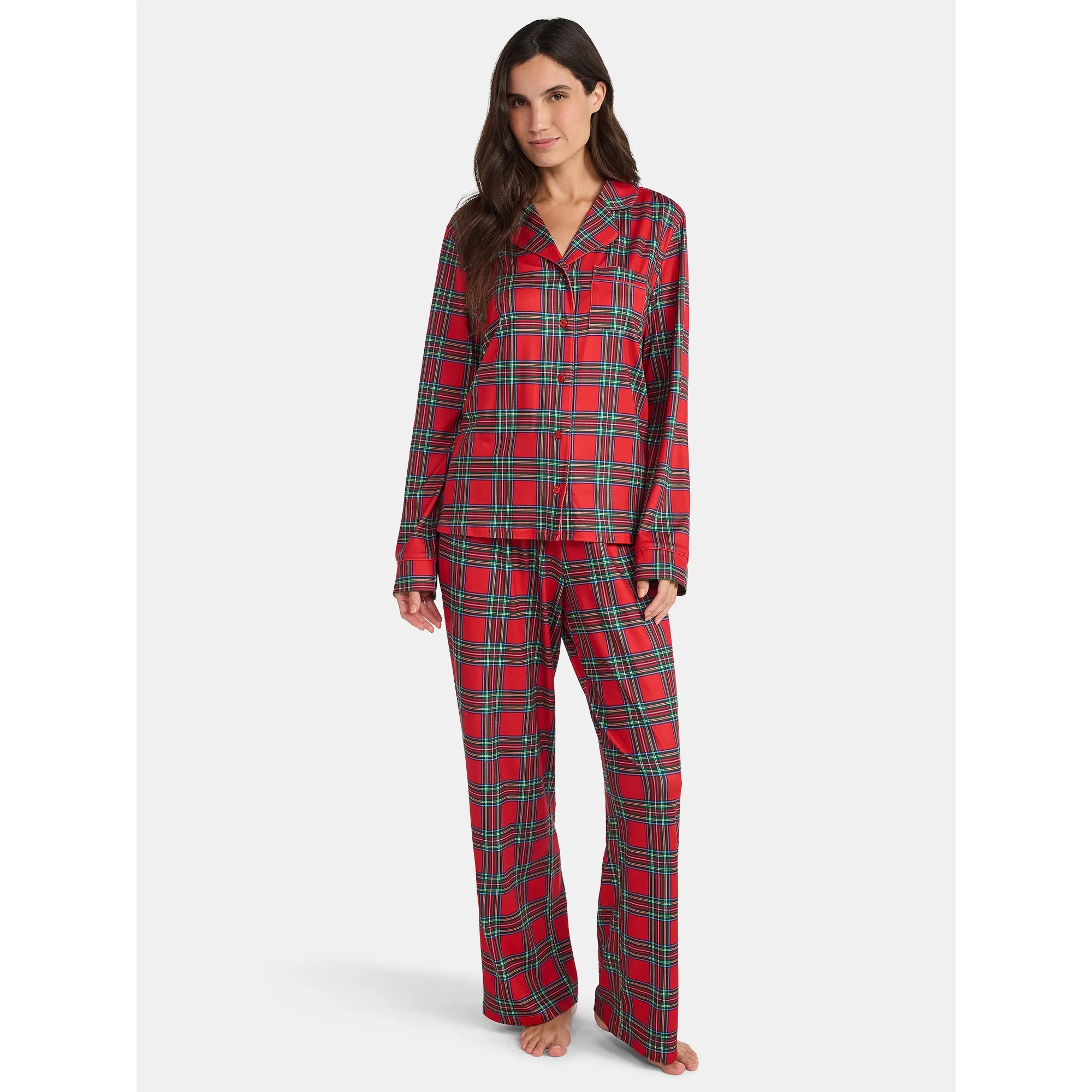 Martha Stewart Everyday Women's Pajama Set, 2-Piece, Sizes S-XXL | Walmart (US)