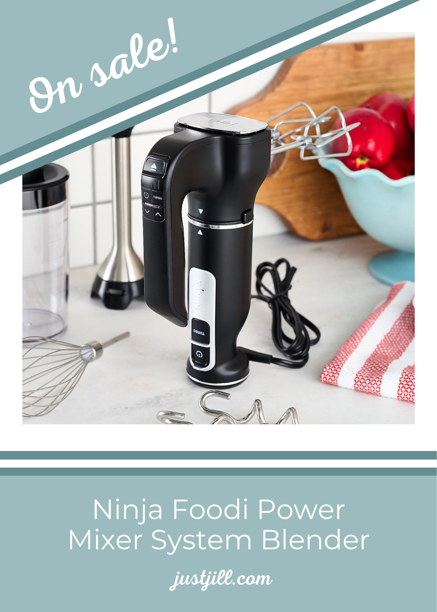 This handy blender by Ninja includes multiple attachments and doubles as a hand mixer. Right now, it’s 20% off! 

#LTKfindsunder100 #LTKhome #LTKsalealert