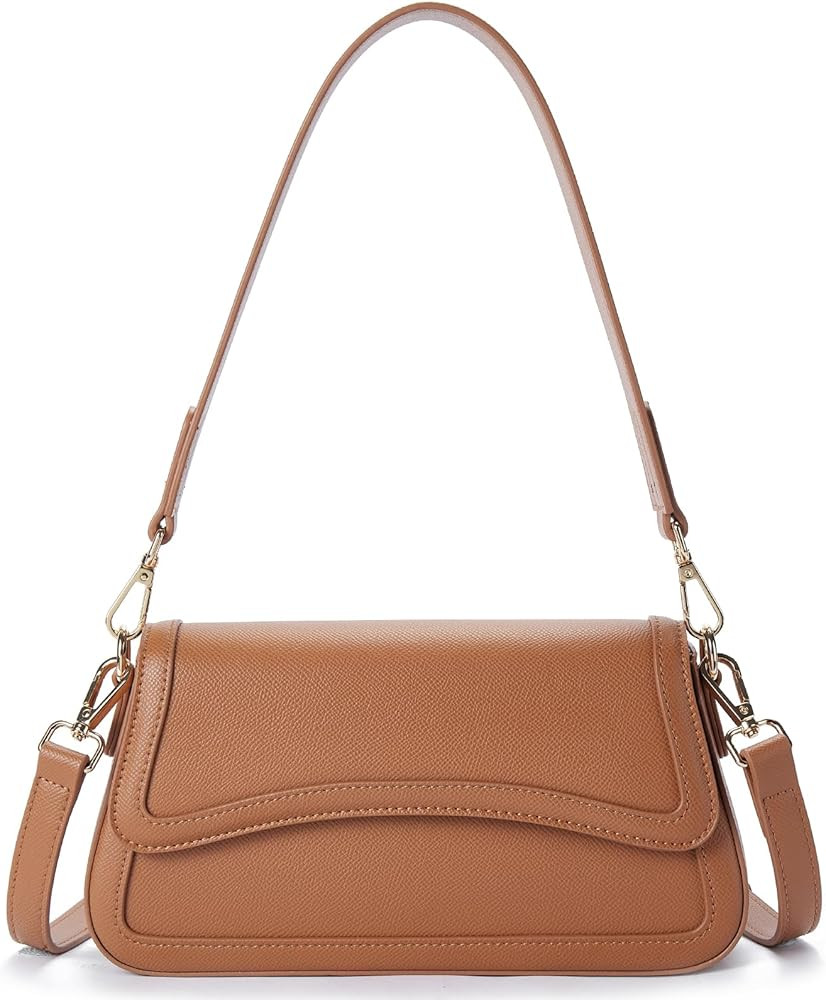 Telena Shoulder Bag for Women Vegan Leather Women's Shoulder Purses Handbags with 2 Removable Str... | Amazon (US)