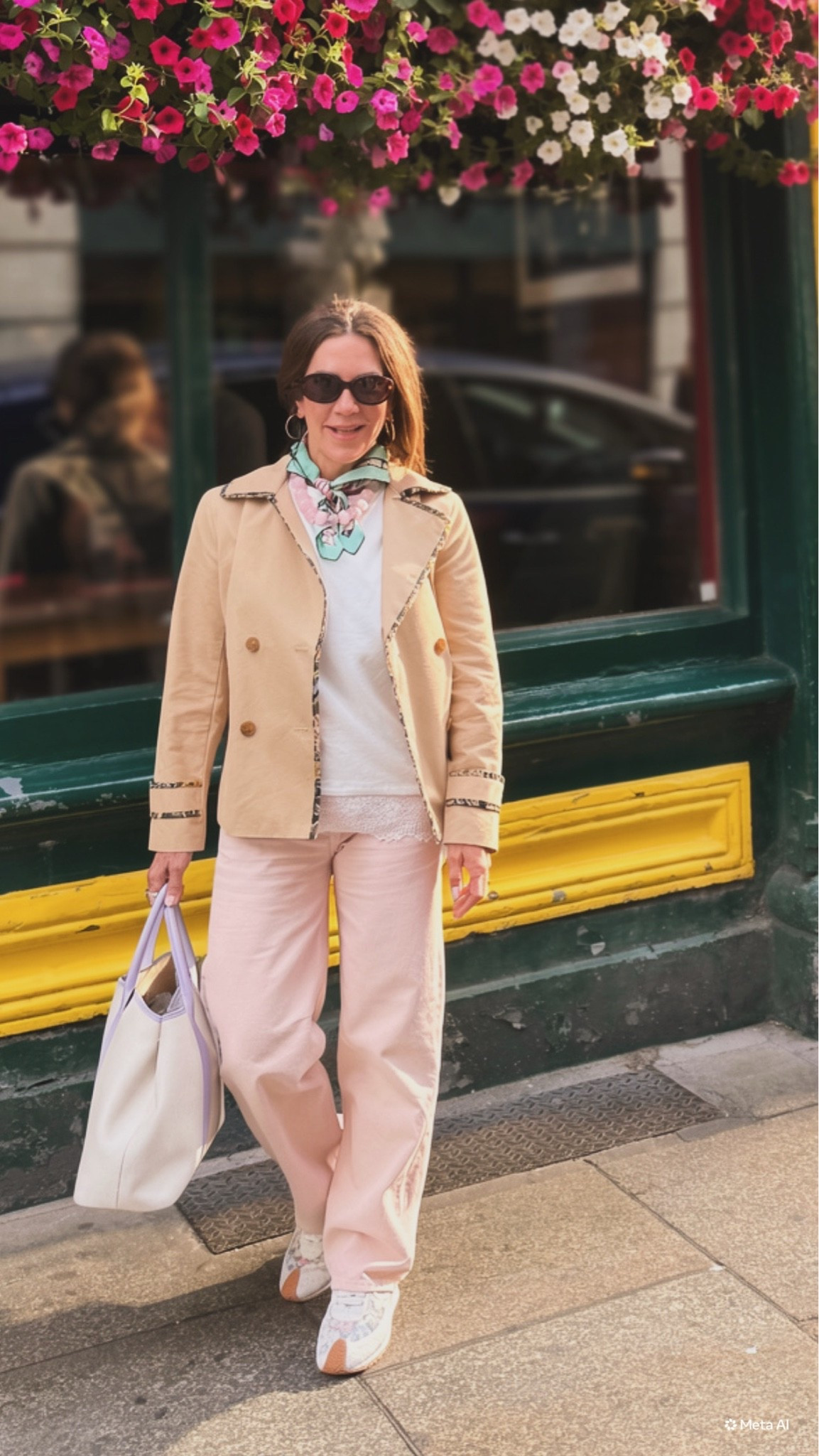 travel outfits
How I styled the cropped trench coat
Wearing size XS 
Size small in t-shirt
Size 24 in jeans