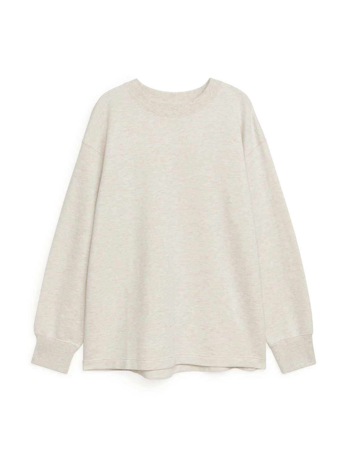 Lyocell Blend Sweatshirt - Beige | ARKET (US&UK)