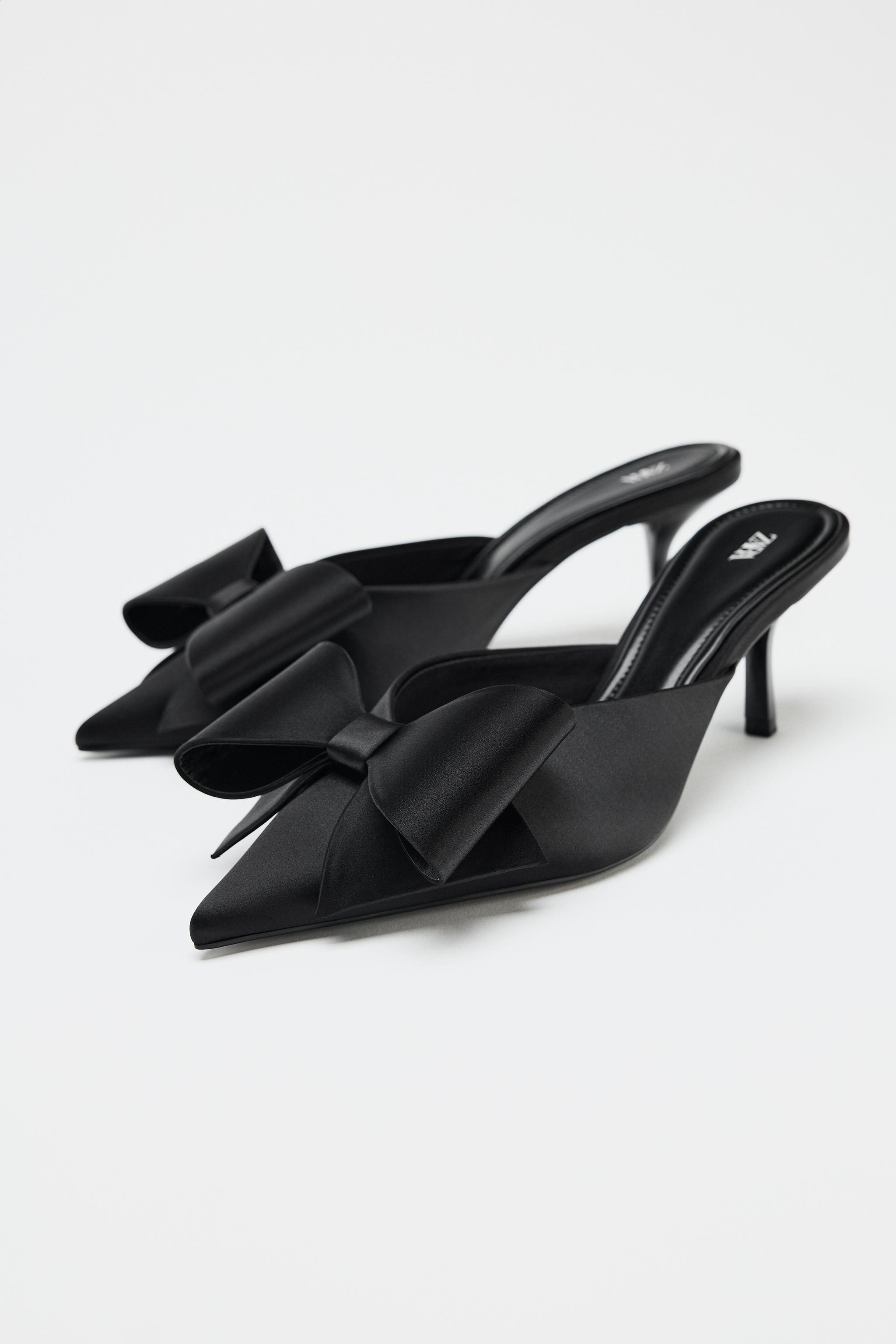 BOW HEELED MULES | Zara US