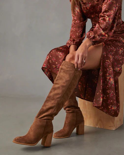 Saint Slouch Boot - Camel | VICI Collection