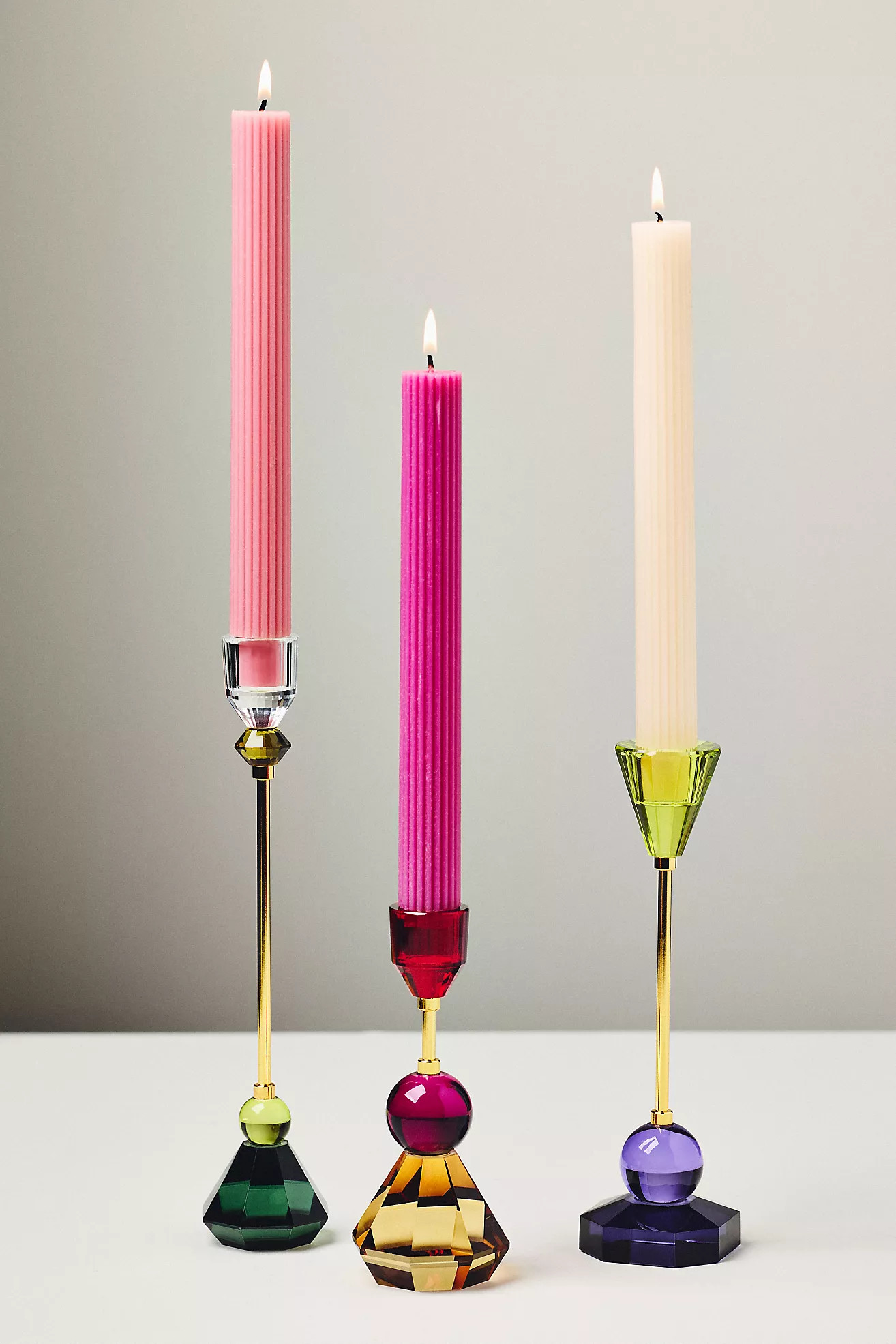 Cut Glass Candleholder | Anthropologie (US)